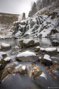 "Antietam Falls in Winter" - Antietam Lake, PA