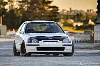 "White EK Civic" - 