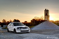 "White EK Civic" - 