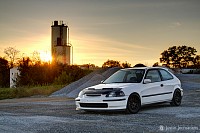 "White EK Civic" - White EK Civic