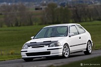 "White EK Civic" - 